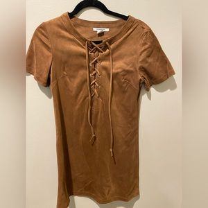 Glamorous Suede Dress